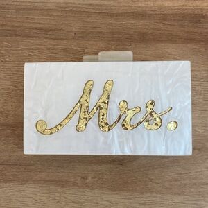 MRS. Hard Acrylic Clutch